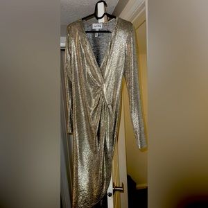 Excellent condition night silver dress